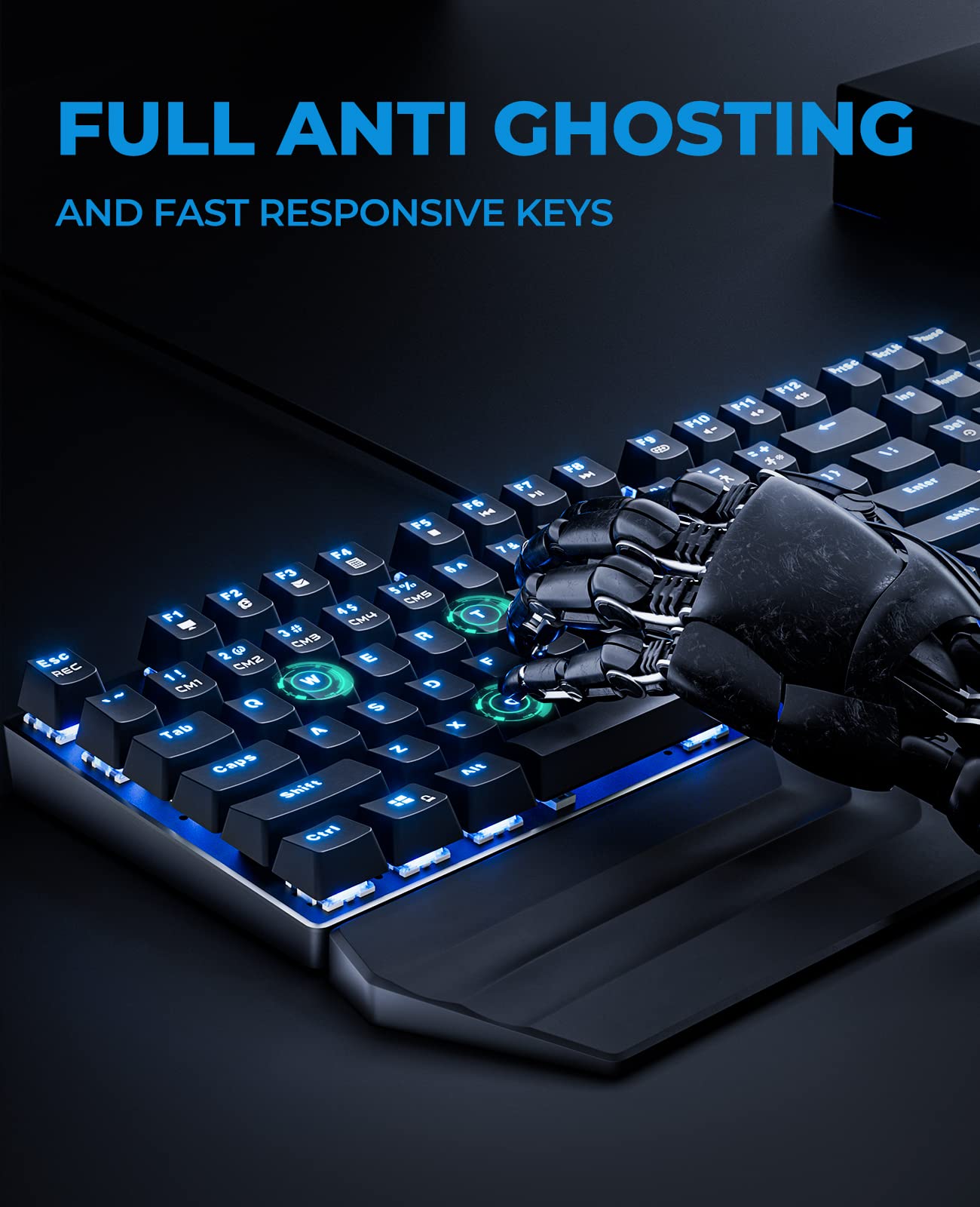 Havit メカニカルキーボード ホワイト・グリーン Amazon | havit メカニカルキーボードとマウスのコンボ RGB